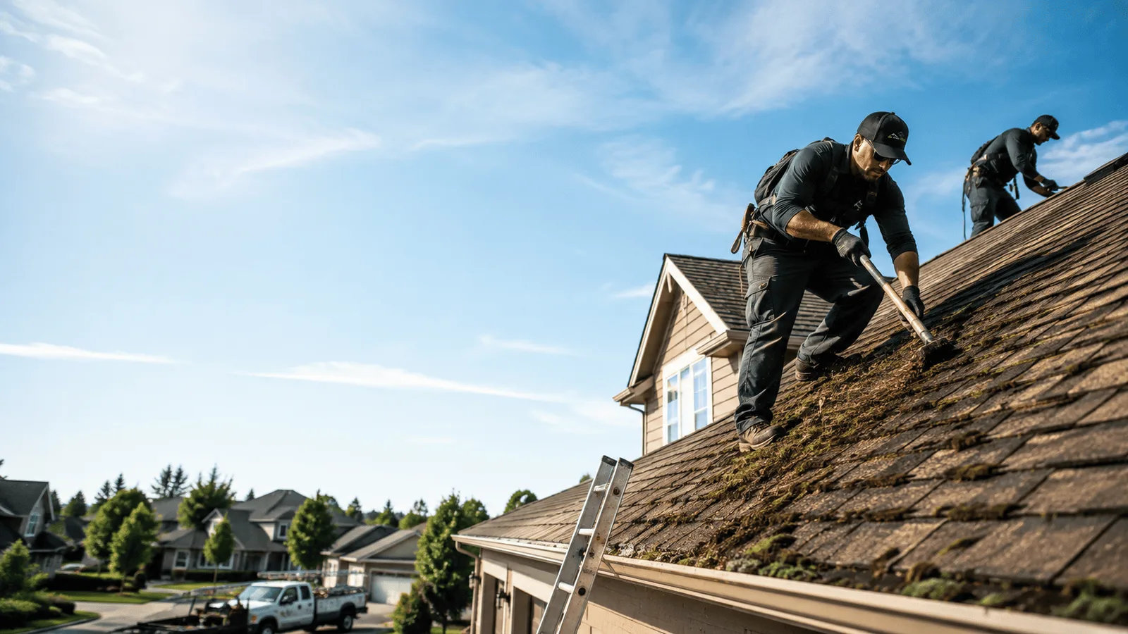 Roof Moss Removal in Wisconsin near me